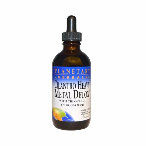 [iHerb 공식] Planetary Herbals, <b>실란트로 헤비 메탈 데톡스</b>, 4 액량 온스 (118.28 밀리리터)