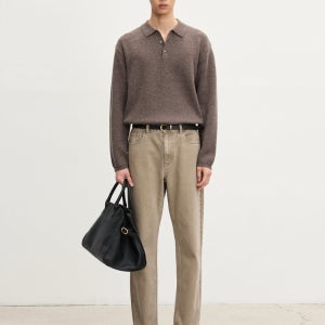 [티엔지티] Lot.872 Straight-fit Pigment-Dyed Denim Pants (Vintage Beige) TNPA5F109I2