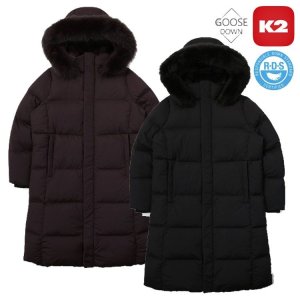 [롯데백화점] K2 겨울 여성 구스 거위털 후드 탈부착 롱패딩 다운자켓 KWW23530GN LE1217936589