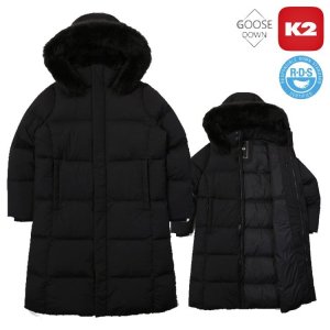 [롯데백화점] K2 겨울 여성 구스 거위털 후드 탈부착 롱패딩 다운자켓 KWW23530Z1IGN LE1217936639