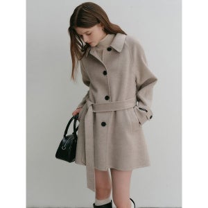 [룩캐스트] 리앤 울 핸드메이드 하프 코트 / LEANNE WOOL HANDMADE HALF COAT_3colors