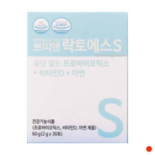 <b>쁘띠앤 락토에스</b> 키즈 어린이 유산균 비타민D 30포