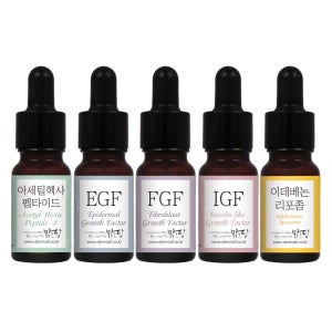 맑을담 EGF FGF IGF 이데베논 아세틸헥사펩타이드 원액 앰플 나이아신아마이드