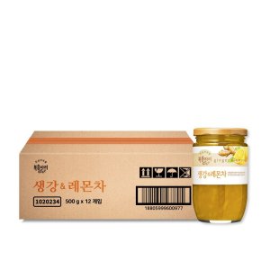 복음자리 생강레몬차500g 1박스(12입)