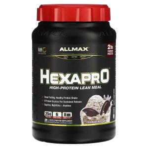올맥스 <b>헥사프로</b> 하이 <b>프로</b>틴 린 밀 <b>쿠키앤크림</b> 907g