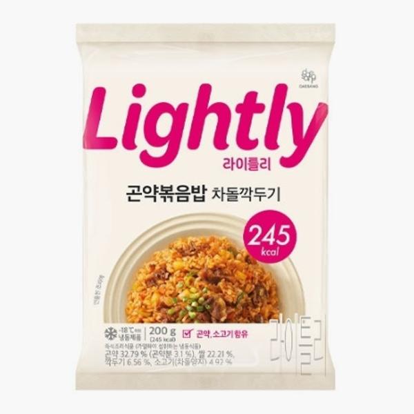 차돌 깍두기 곤약 볶음밥 제품 이미지