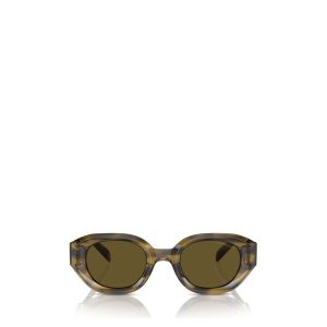 EMPORIO ARMANI 선글라스 EA4230U 614873 SHINY STRIPED GREEN 남성 A/I 2025