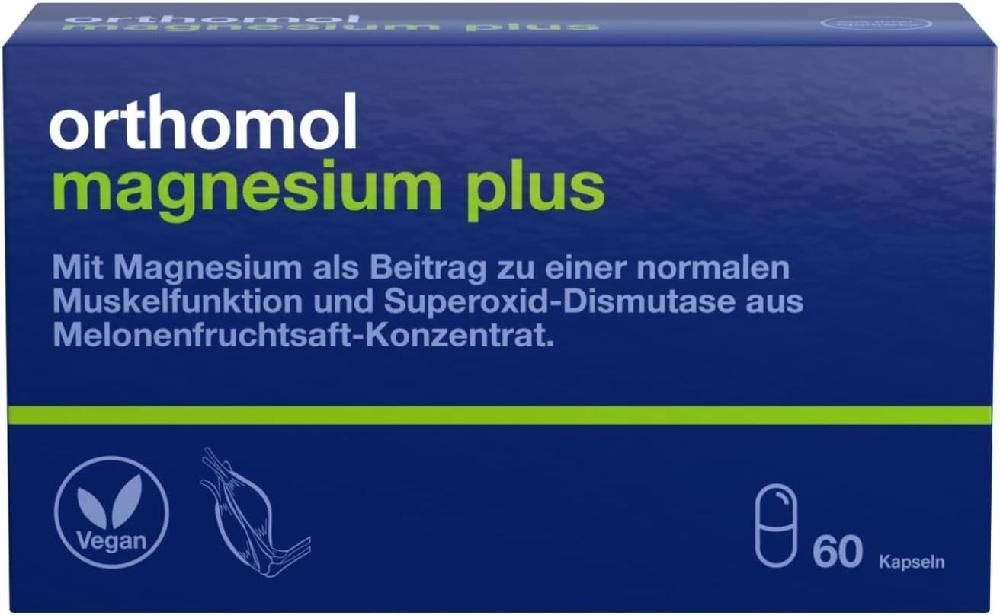 독일 오쏘몰 Orthomol <b>Magnesium</b> 캡슐당 150mg <b>마그네슘</b> 60 캡슐