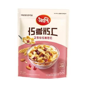알뜰 크렌베리 350g 아몬드 동서식품 1BOX 실속 10EA 포스트 그래놀라