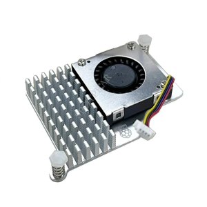 방열기 핀 형태의 알루미늄 방열기 블로워형 방열 팬 Raspberry-Pi-5-Official-Active-Cooler [SpotPear-44]