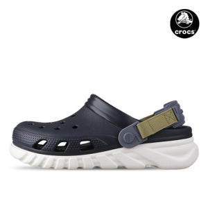 크록스 듀엣 맥스 II 클로그 남자 여성 슬리퍼 샌들 딥 네이비 208776-4LH