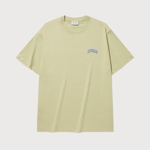 멀티 로고 타이포 그래픽 티셔츠 Beige