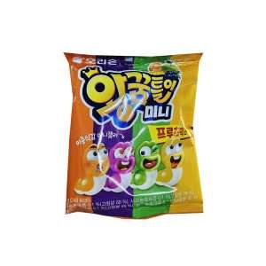 오리온 왕꿈틀이 미니 젤리 프루츠믹스 75g