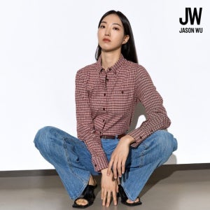 제이슨우 25FW Delia 코튼 체크 셔츠 2종 TV상품