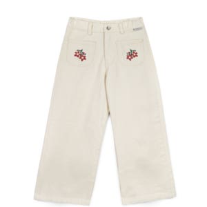 미포넷 펠리시아 플라워 팬츠 [555] FELICIA FLOWER DENIM PANT