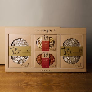 명품 삼천포 멸치 선물세트 3호 (멸치 2종 수염새우 황태채)