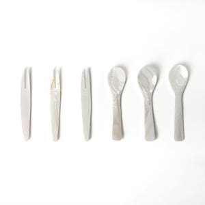 미니 자개 숟가락 & 포크 Mini shell spoon & pick