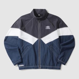 M 엄브로바람막이 CQK UP321CJK91-TNY 크리스피 타슬란 긴팔 스탠넥 바람막이 자켓 / true navy