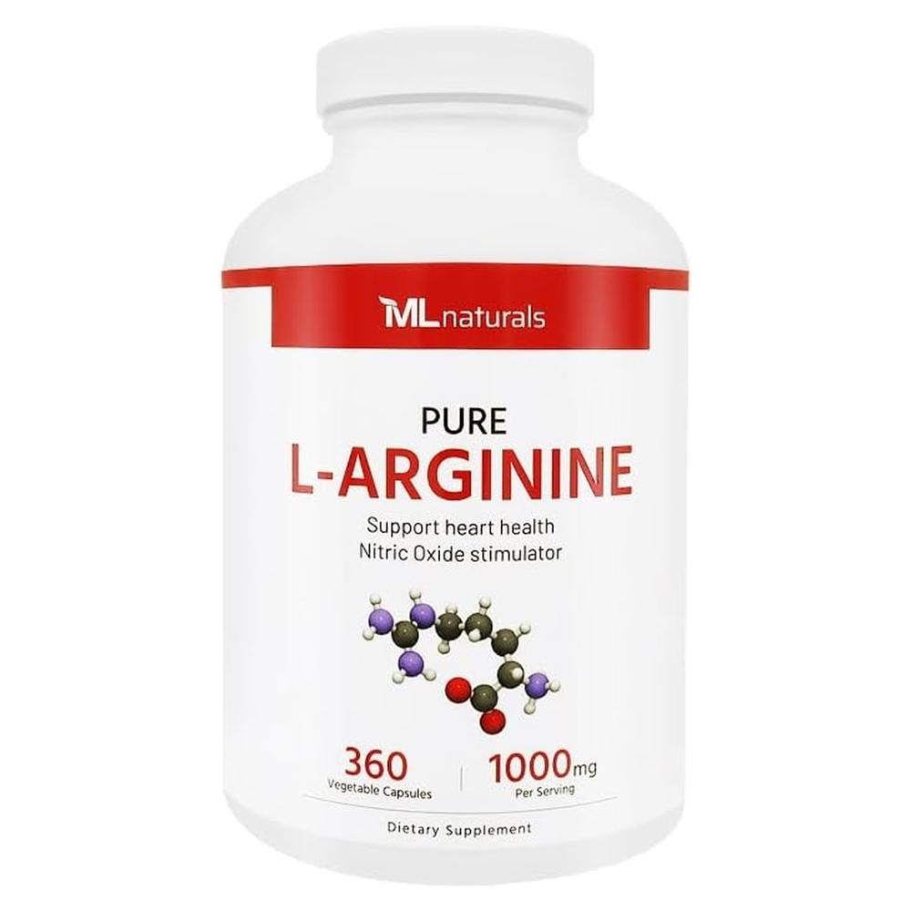 ML NATURALS 순수 <b>프리폼</b> L<b>아르기닌</b> <b>1000mg</b> 아미노산 360베지캡슐  360정  1개