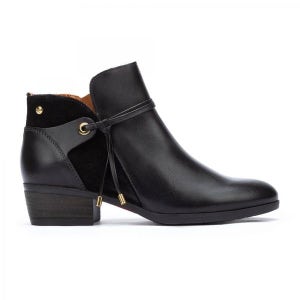 피콜리노스 프리미엄 레더 미들 힐 앵클부츠 DAROCA W1U-8505 BLACK_P018W1U8505BLACK