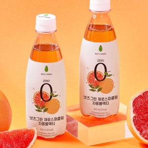 [6병/12병] 넛츠그린 제로스파클링 자몽블랙티 제로칼로리 탄산음료 저칼로리 음료수