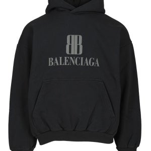 발렌시아가 나노 BB 미디엄 핏 후디 페이드 블랙 767877 TSVO3 1083 25FW 767877TSVO31083