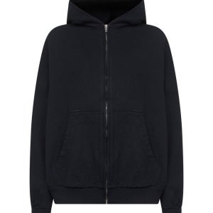 발렌시아가 차콜 스웨터 803264 TSVU7 1750 25FW FLIPPED ZIPPERED 스웨트 셔츠 803264TSVU71750 141976220