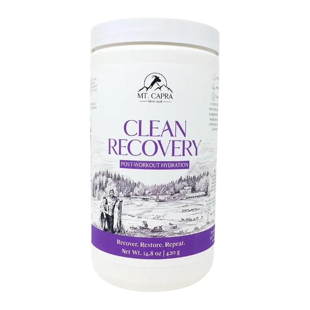 <b>Mt. Capra</b> Clean Recovery <b>운동</b> 후 수분 공급 | 이전 솔라 시너지 20가지 이상의 바이오 오가닉 미네랄 전해질 및 식물성 슈퍼푸드 함유 30회 분량 - 4