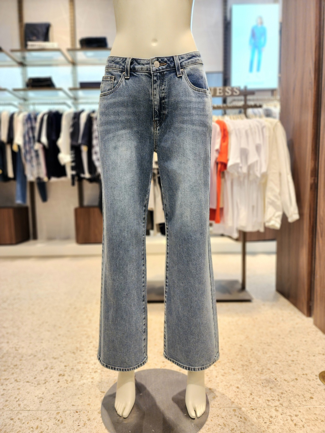 게스 뉴와이드 데님팬츠 YP1D9065