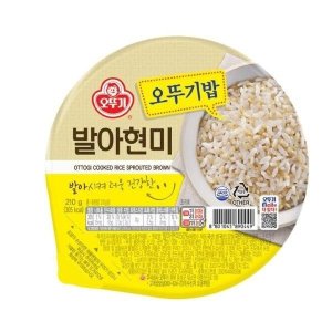 방배비즈 오뚜기 맛있는 영양만점 즉석밥 발아현미밥 210g x18개