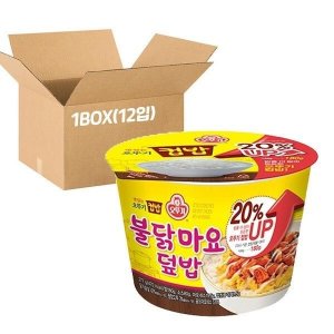 방배비즈 오뚜기 맛있는 영양만점 즉석밥 컵밥 불닭마요덮밥 277g x12개