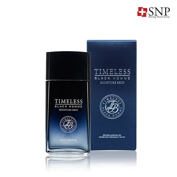 <b>뷰티</b>관리 SNP <b>타임리스</b> 블랙 옴므 모이스처 스킨 130ml 6235008  *