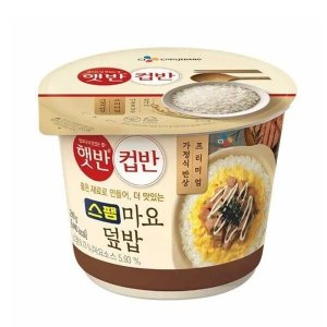 방배비즈 즉석밥 맛있는 영양만점 CJ컵반 스팸마요덮밥 219g x12개 컵반 컵밥