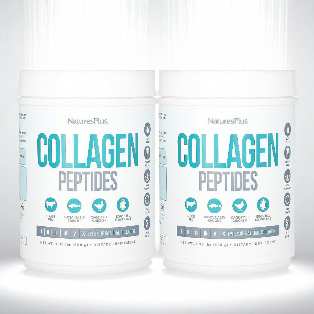 네이처스플러스 <b>피쉬 콜라겐</b> 펩타이드 분말 파우더 가루 <b>Collagen</b> 588g 2병