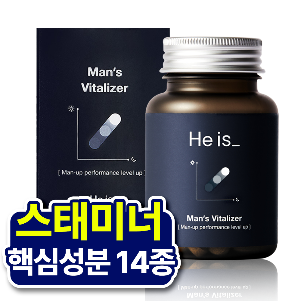 <b>히이즈</b> 맨즈 바이탈라이저 <b>남성</b> 활력&amp;스태미너 14종 아연  60정  1개