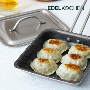 에델코첸 에델코첸 통3중 교자팬(말이팬) 프라이팬 1814cm (그레이마블 논스틱)