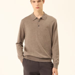 [닥스 남성] 닥스 워셔블 메리노울 카라넥 스웨터 DMSW5D501I2