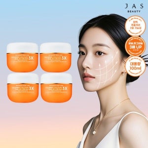 쟈스 [패션플러스][쟈스]최신상 쟈스 3X 골조 크림 대용량 100ml 4통