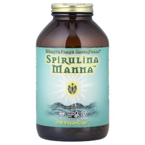 헬스포스슈퍼푸드 <b>스피루리나 만나</b> Spirulina Manna 베지캡슐 450정