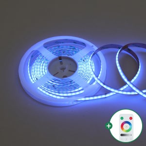 LED 아큰 RGB 리모컨 라인바 5M / 바조명 라인조명 디밍 색변환 십자등 일자등