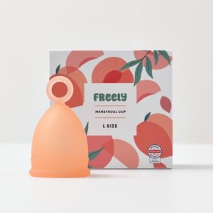 프릴리컵 L 의료용실리콘 고리형 컬러 생리컵