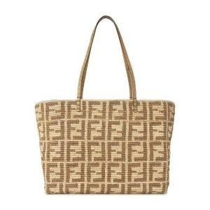 펜디 롤 라지 라피아 여성 쇼퍼백 8BH425 AS3B F17A1