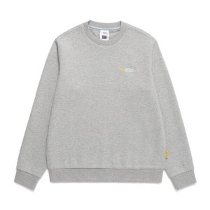 내셔널지오그래픽 24FW본사 N243USW910 폴하스 스몰로고 맨투맨 M GREY