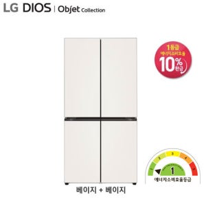 LG 디오스 오브제 베이직 냉장고 870리터 H875GBB011/H875GGA011 TV상품
