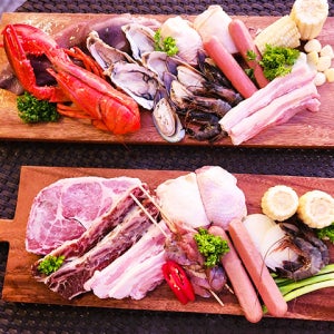 괌 롯데호텔 풀사이드 선셋 바베큐 괌 맛집 랍스터 씨푸드 스테이크 원주민 디너쇼