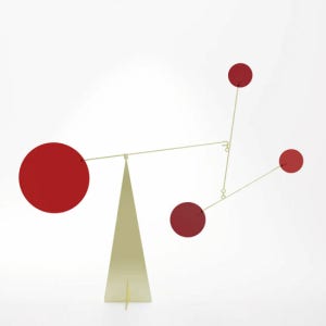 볼타 볼타 케냐 골드 스탠딩 모빌