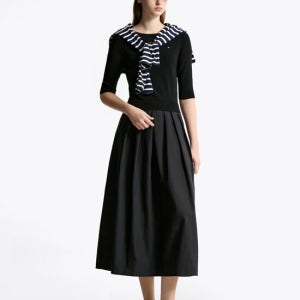 타미힐피거 우먼 [25fw] 스웨터 믹스 원피스 T22F6WOP302WL1N60