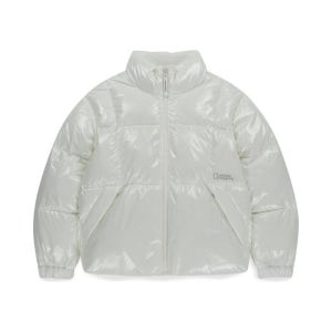 내셔널지오그래픽 키즈 키즈 [온라인전용] K254UPD902 글로시 패딩 점퍼 IVORY