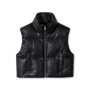 여성) ON AIR 발열 볼륨 크롭 베스트