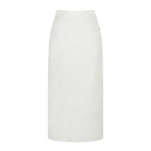 [JJ지고트] 백 밴딩 H라인 패딩 스커트 (IVORY) GPCA0SKR21